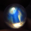 AAAA - High Grade Quality - Rainbow Moonstone Cabochon Gorgeous Blue Full Flashy Fire size - 10x10 mm weight 7.70 cts High 8 mm